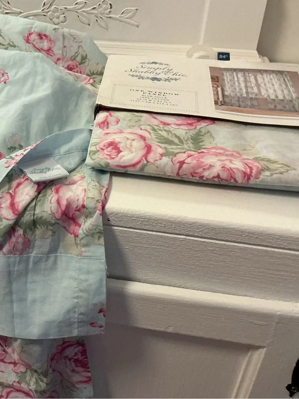 2 New Simply Shabby Chic Curtain Panels
